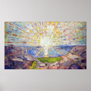 Edvard Munch - The Sun 1911 Poster