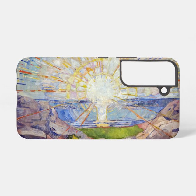Edvard Munch - The Sun 1911 Samsung Galaxy Hülle (Rückseite (Horizontal))