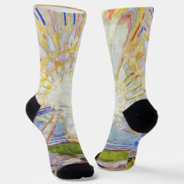 Edvard Munch - The Sun 1911 Socken