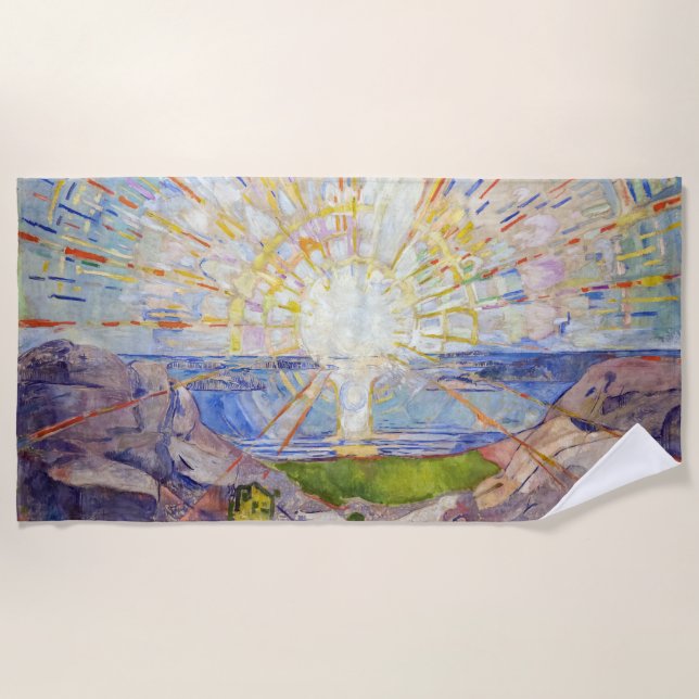 Edvard Munch - The Sun 1911 Strandtuch (Vorderseite)