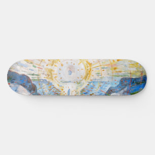 Edvard Munch - The Sun 1912 Skateboard