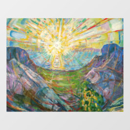 Edvard Munch - The Sun 1916 Fensteraufkleber