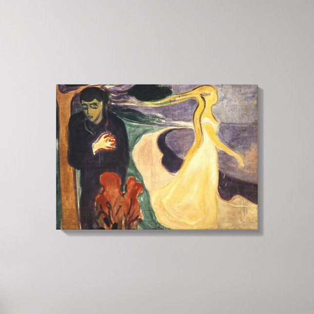 Edvard Munch - Trennung Leinwanddruck (Vorderseite)