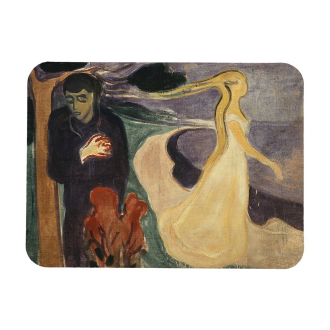 Edvard Munch - Trennung Magnet (Horizontal)