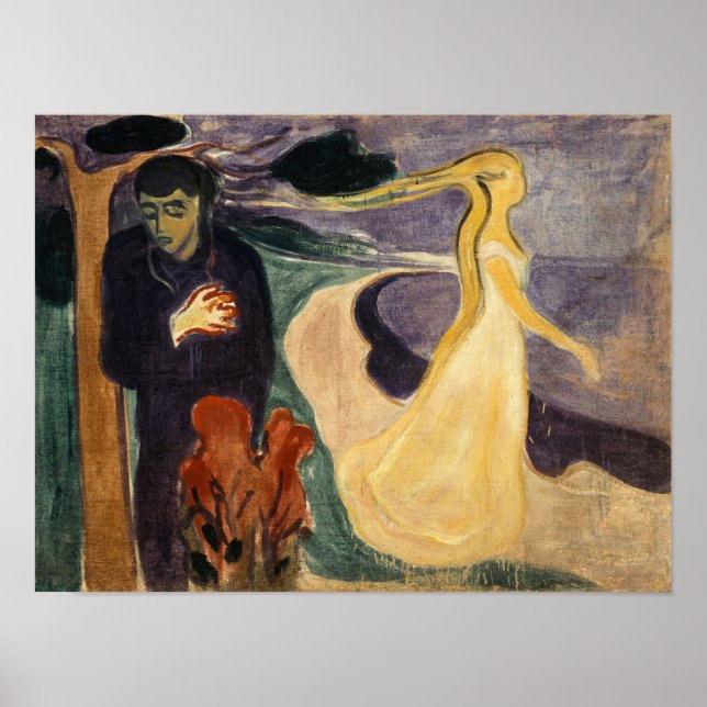 Edvard Munch - Trennung Poster (Vorne)