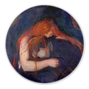 Edvard Munch - Vampir / Liebe und Schmerz Keramikknauf