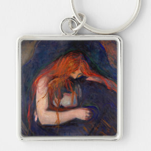 Edvard Munch - Vampir / Liebe und Schmerz Schlüsselanhänger