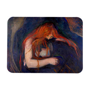 Edvard Munch - Vampire / Liebe und Schmerz Magnet