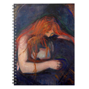 Edvard Munch - Vampire / Liebe und Schmerz Notizblock