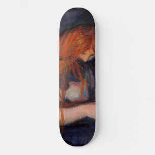 Edvard Munch - Vampire / Liebe und Schmerz Skateboard