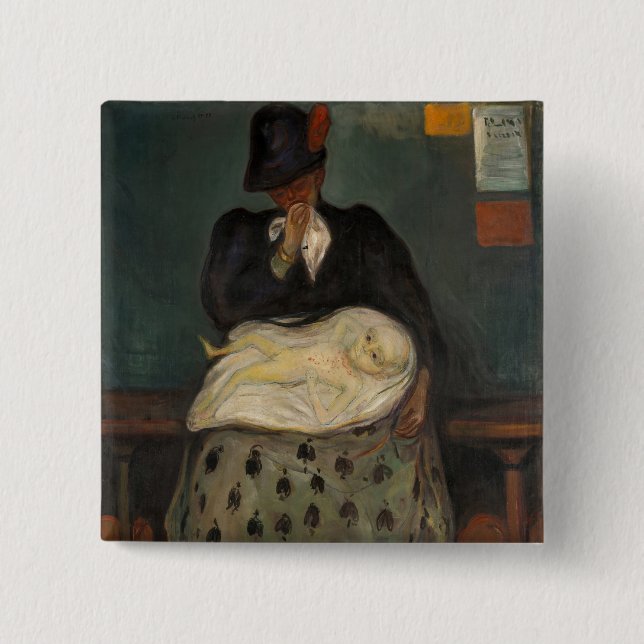 Edvard Munch - Vererbung Button (Vorderseite)