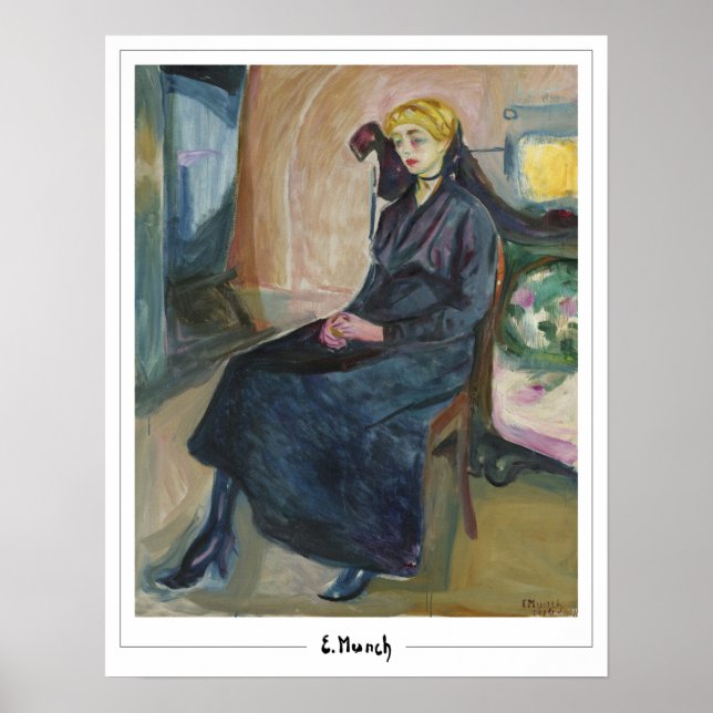 Edvard Munch Zedign Art Poster #427-3 (Vorne)