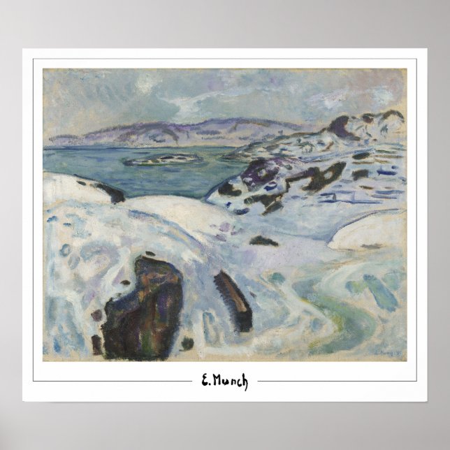 Edvard Munch Zedign Art Poster #614-3 (Vorne)