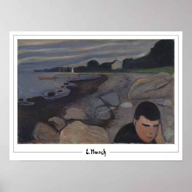 Edvard Munch Zedign Art Poster #767-3 (Vorne)