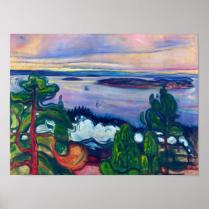 Edvard Munch - Zug Rauch Poster
