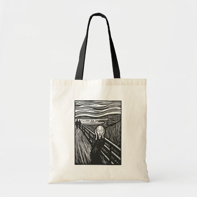 Edvard Munch's Scream Tragetasche (Vorne)