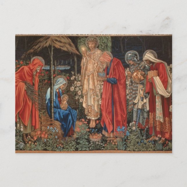 Edward Burne-Jones - Adoration de la carte postale (Devant)