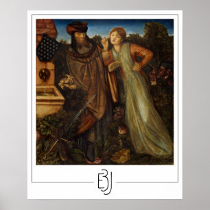 Edward Burne-Jones Affiche de Zedign Art #13