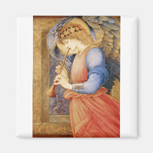 Edward Burne-Jones - Angel Playing Flageolet - 19  Magnet