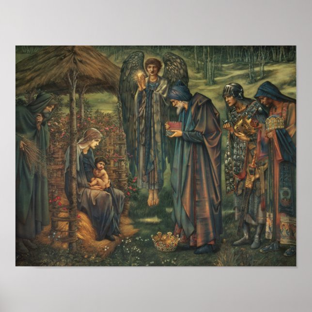 Edward Burne-Jones - Der Star von Bethlehem Poster (Vorne)