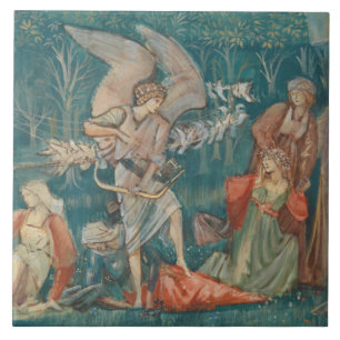 Edward Burne-Jones - Die Übergabe der Venus Fliese