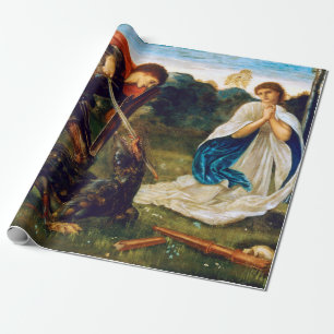 Edward Burne-Jones-Kampf St George tötet Drachen Geschenkpapier