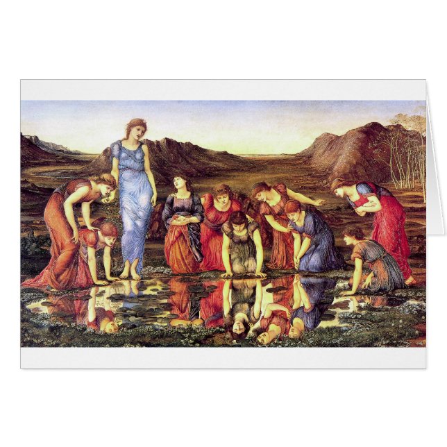 Edward Burne-Jones le miroir de Vénus (Devant horizontal)