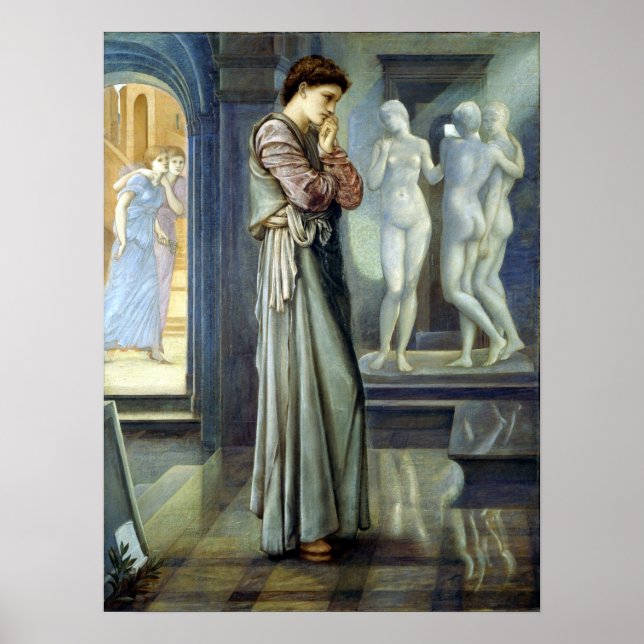 Edward Burne-Jones Pygmalion Poster (Vorne)