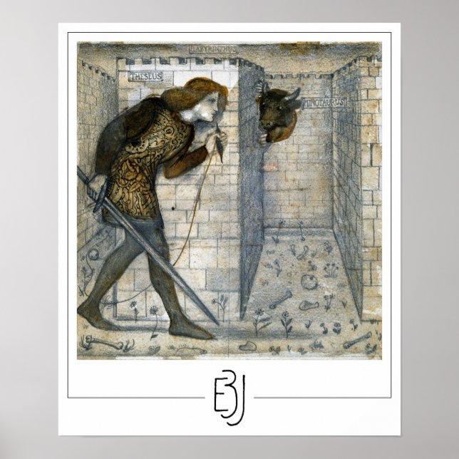 Edward Burne-Jones Zedign Art Poster #134 (Vorne)