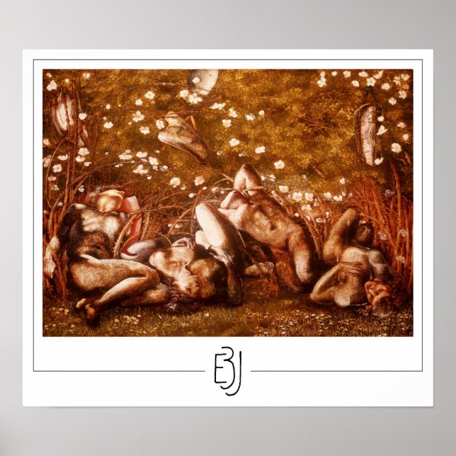 Edward Burne-Jones Zedign Art Poster #18 (Vorne)