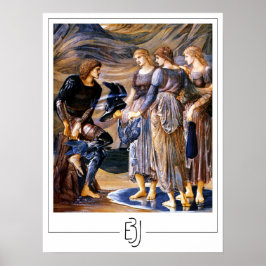 Edward Burne-Jones Zedign Art Poster #258