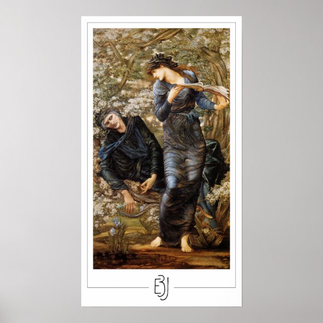 Edward Burne-Jones Zedign Art Poster #79 (Vorne)