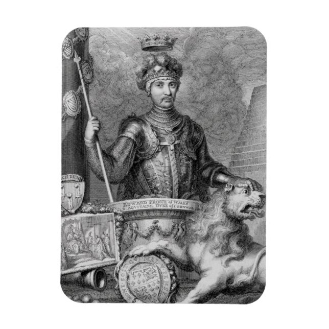 Edward Der Schwarze Prinz (1330-76) nach dem Klost Magnet (Vertikal)