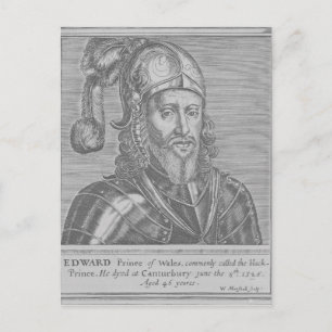 Edward, der Schwarze Prinz Postkarte