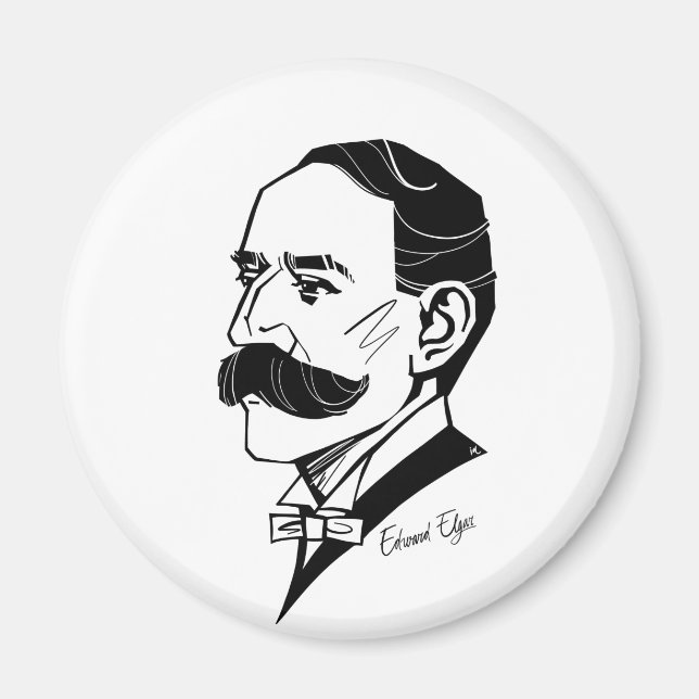 Edward Elgar Magnet (Vorne)