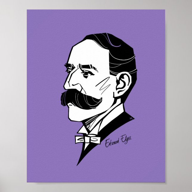 Edward Elgar Poster (Vorne)