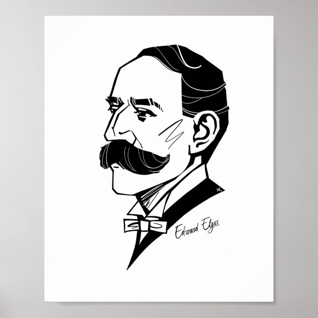 Edward Elgar Poster (Vorne)