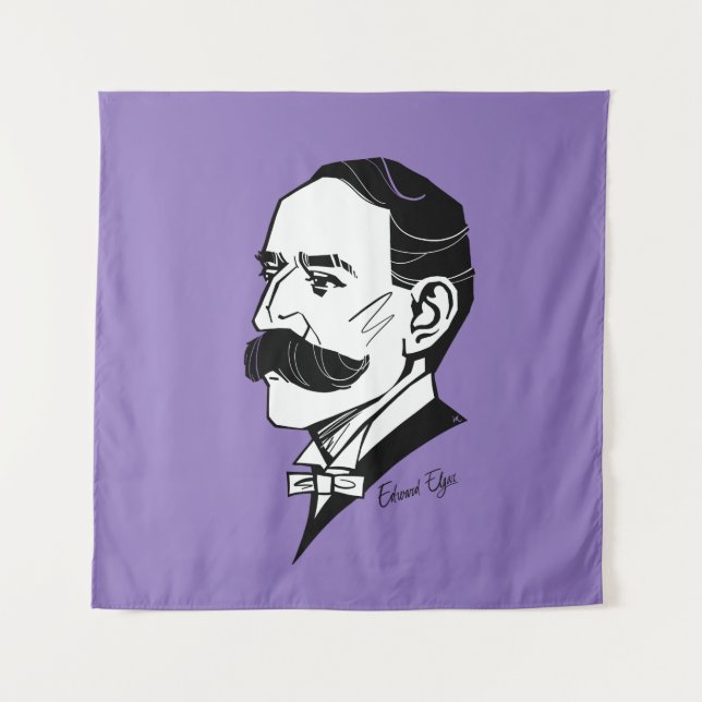 Edward Elgar Wandteppich (Vorderseite)