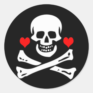 Edward England-Hearts Runder Aufkleber