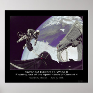Edward H. White II - schwimmend aus Zwillingen 4 Poster