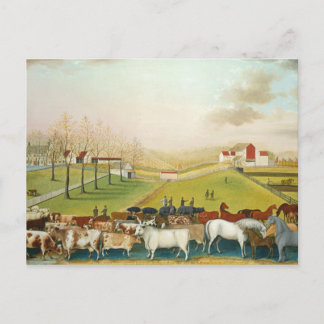 Edward Hicks - Die Cornell-Farm Postkarte