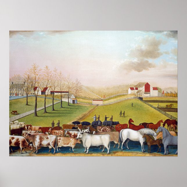 Edward Hicks The Cornell Farm Poster (Vorne)