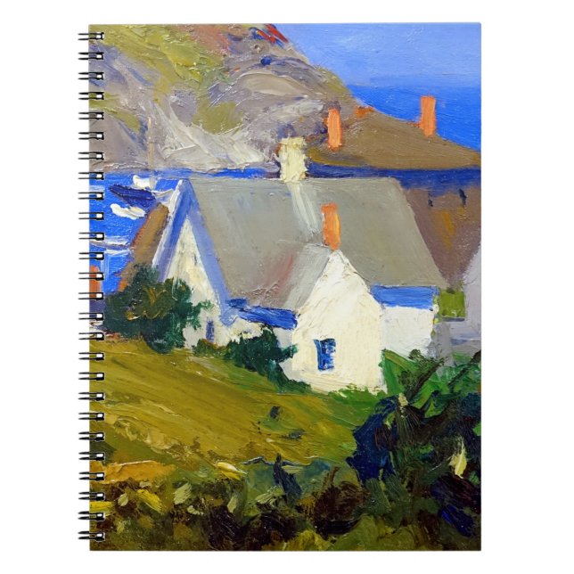 Edward Hopper Monhegan Houses Notizblock (Vorderseite)