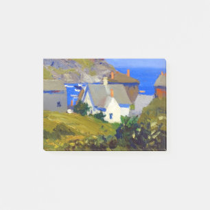 Edward Hopper Monhegan Houses Post-it Klebezettel