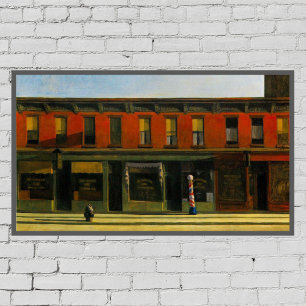 Edward Hopper Wall Decoder Print Poster