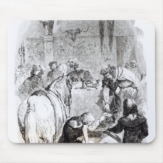 Edward II und der Minnesänger Mousepad (Vorne)