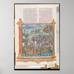 Edward IV. England Landung in Calais Poster