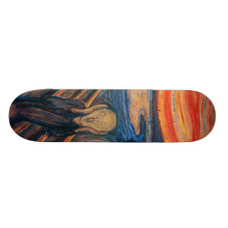 Edward kauen den Schrei Skateboard