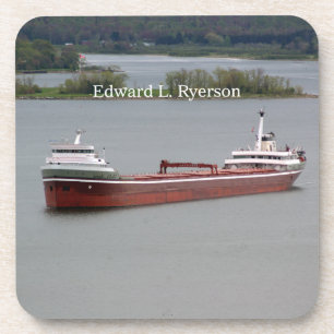 Edward L. Ensemble de 6 dessous de verre en plasti