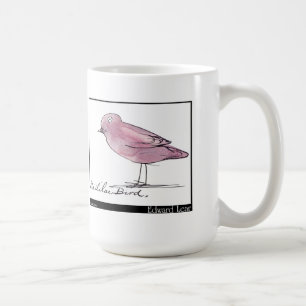 Edward Lear lila Vogel Kaffeetasse